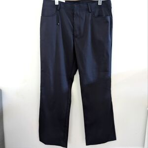 ZARA | Men's Dark Navy Straight Legged Easy Flared Fit Trousers